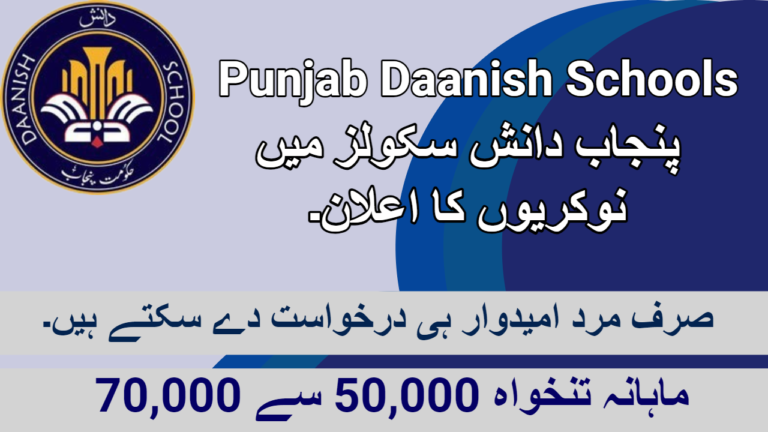 Punjab Daanish School Jobs February 2024