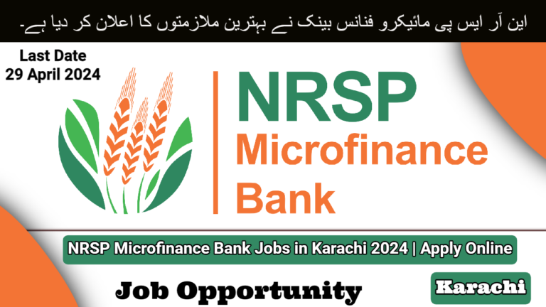 NRSP Microfinance Bank Jobs in Karachi 2024 | Apply Online