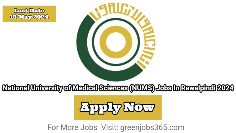 National University of Medical Sciences (NUMS) Jobs In Rawalpindi 2024