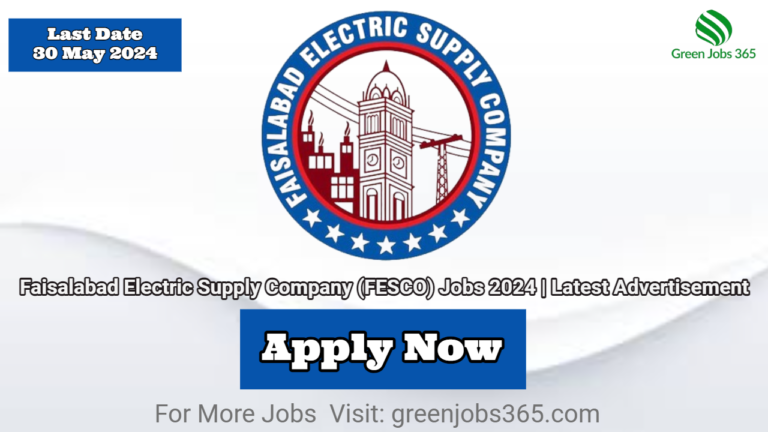 Faisalabad Electric Supply Company (FESCO) Jobs 2024 | Latest Advertisement