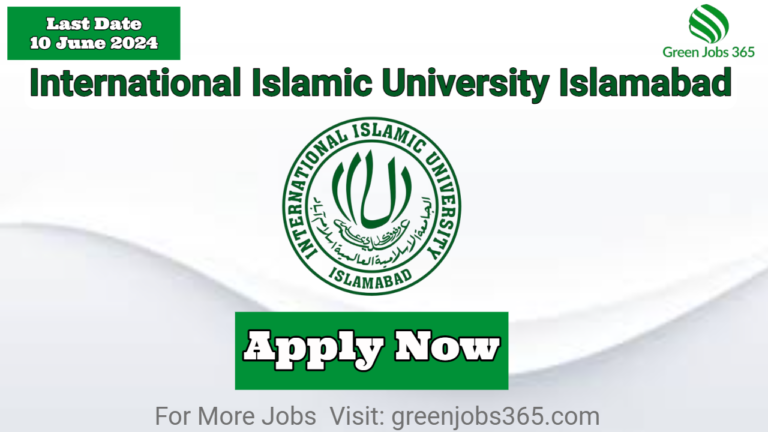 IIUI Job 2024 - International Islamic University Islamabad