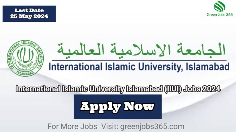 International Islamic University Islamabad (IIUI) Jobs 2024