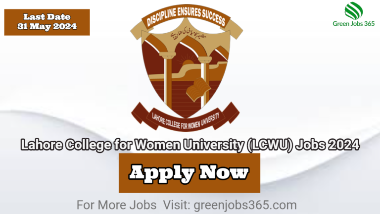 Lahore College for Women University (LCWU) Jobs 2024