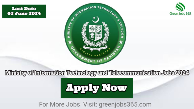 Ministry of Information Technology and Telecommunication Jobs 2024