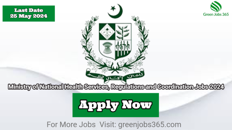 Ministry of National Health Services, Regulations and Coordination Jobs 2024