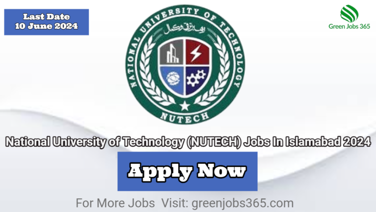 National University of Technology (NUTECH) Jobs In Islamabad 2024