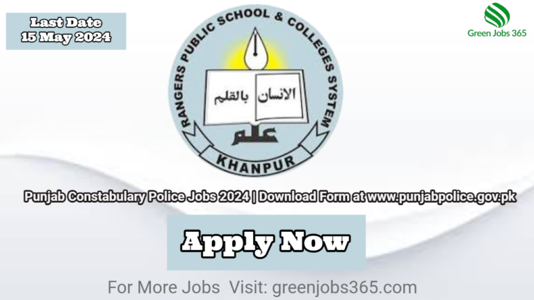 Rangers Public School and College Khanpur District Jobs In Rahim Yar Khan 2024