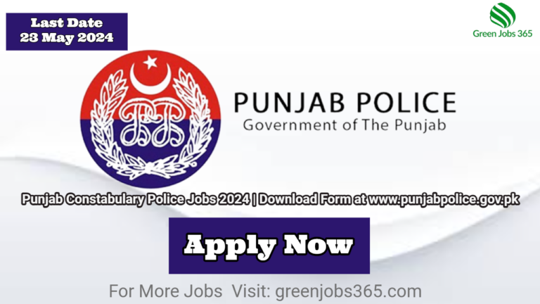 Punjab Constabulary Police Jobs 2024 | Download Form at www.punjabpolice.gov.pk