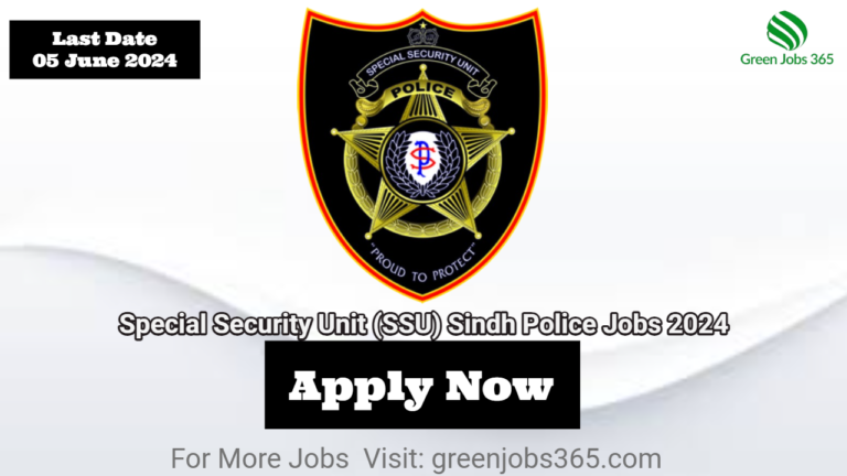 Special Security Unit (SSU) Sindh Police Jobs 202