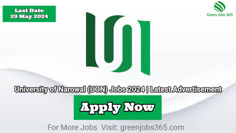 University of Narowal (UON) Jobs 2024 | Latest Advertisement