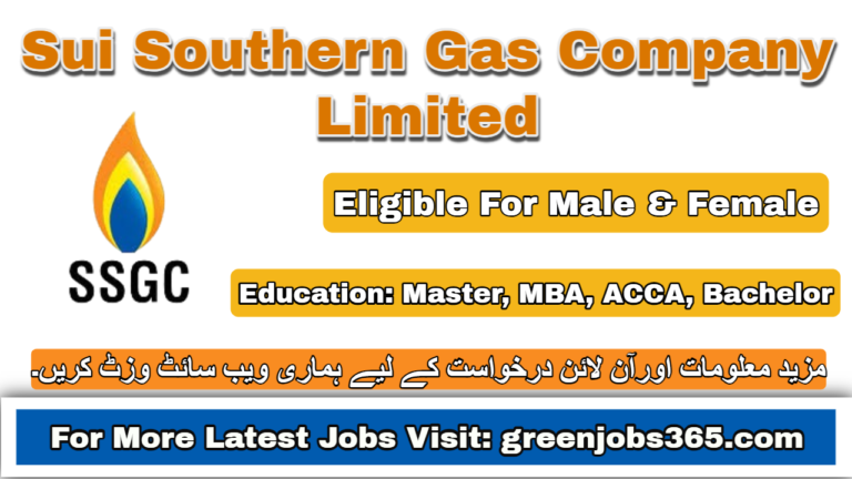 Latest SSGC Jobs In Pakistan August 2024 - Sui Southern Gas Company Limited